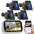 4 Cam Wireless Solar Security Camera System H111255