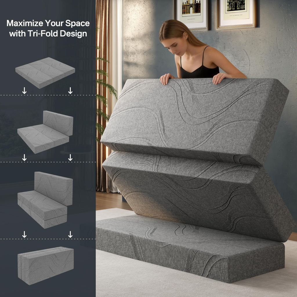 4 Inch Memory Foam Foldable Mattress G407237
